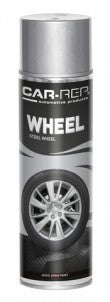 Car-rep Vernice Spray Grigio Acciaio per Ruote Cerchi in Lega 500 ml