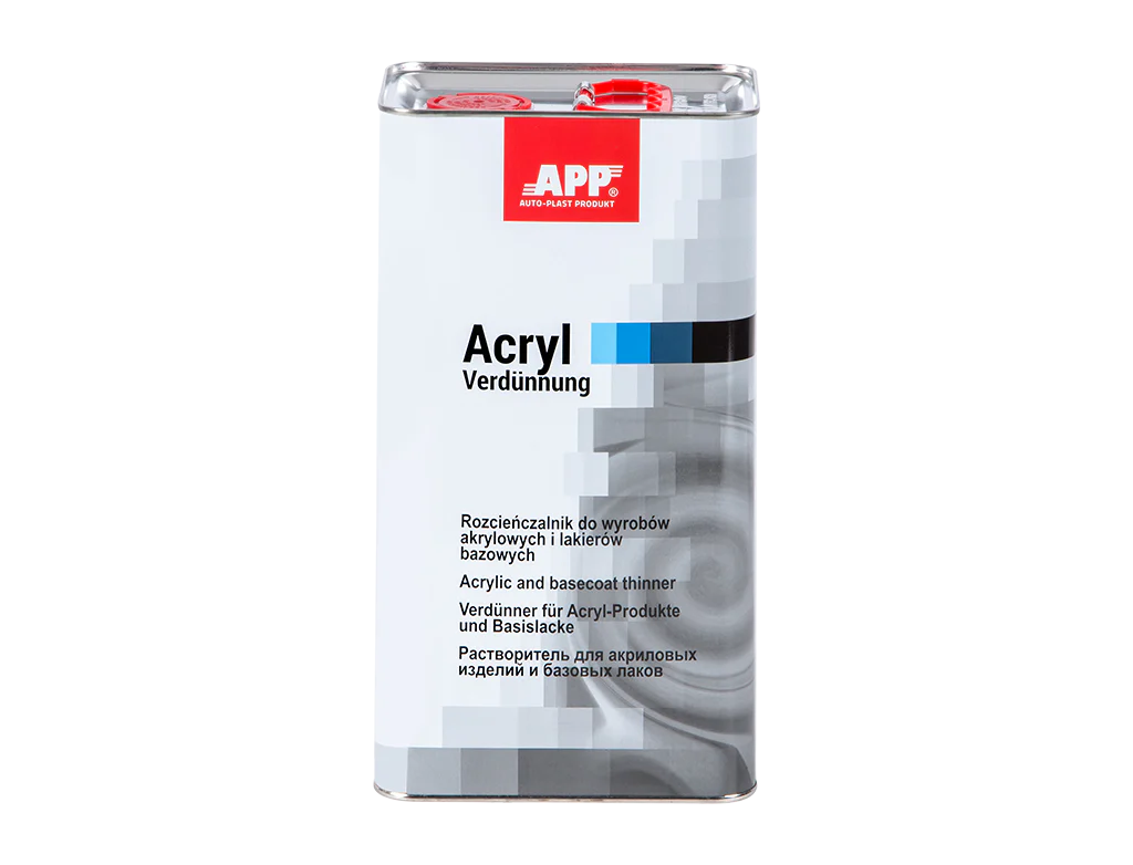 APP Acyl Diluente Acrilico Lento Professionale 1 Litro