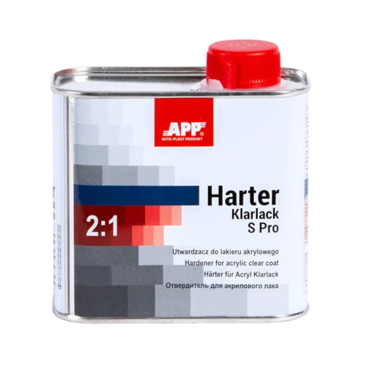 APP Harter Klarlack S Pro 2:1 Catalizzatore Trasparente Acrilico 500ml