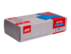 APP Standard+ Guanti Nitrile Blu Taglia L Senza Polvere 100 Pezzi