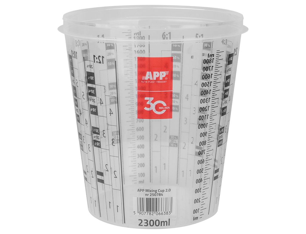 Tazza 2300/1900ml Graduata Per Miscelare Vernici 20 Pz