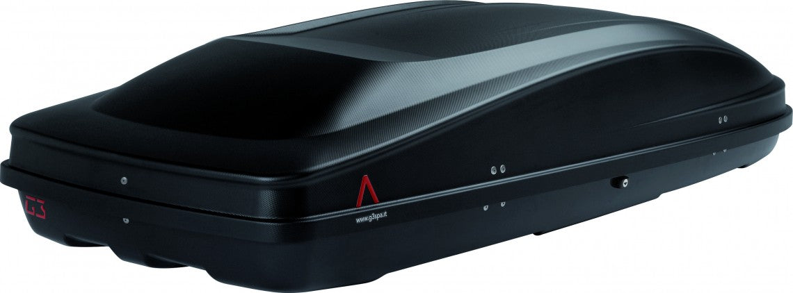 G3 Spark 480 Box Tetto Auto Nero Opaco 390 Litri Carico Max 75 kg