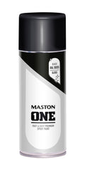 Car-rep Maston One Vernice Spray Multiuso Nero Satinato Ral 9005 400ml