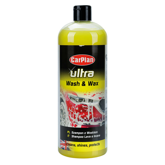 CarPlan Ultra Shampoo e Cera Auto Pulizia Profonda 1000 ml