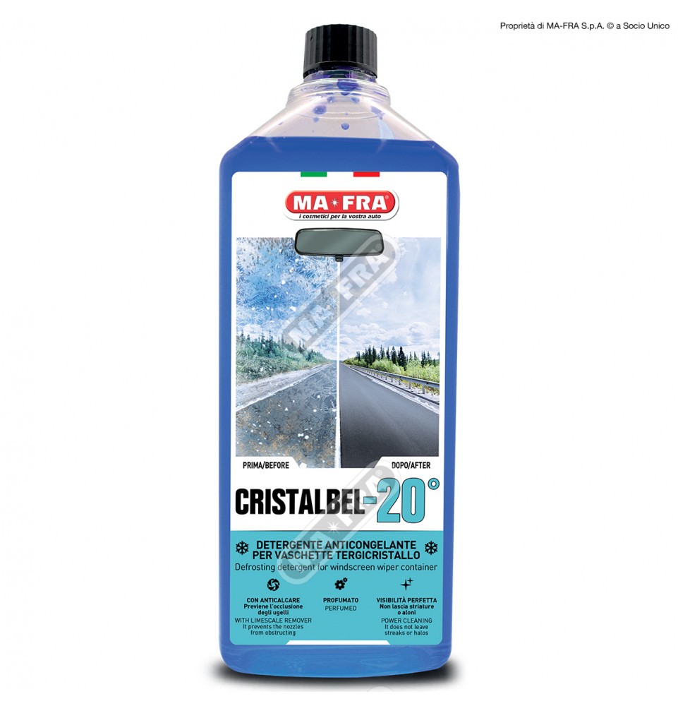 Mafra Cristalbel 1000 ml Liquido Detergente Pulizia Parabrezza Auto