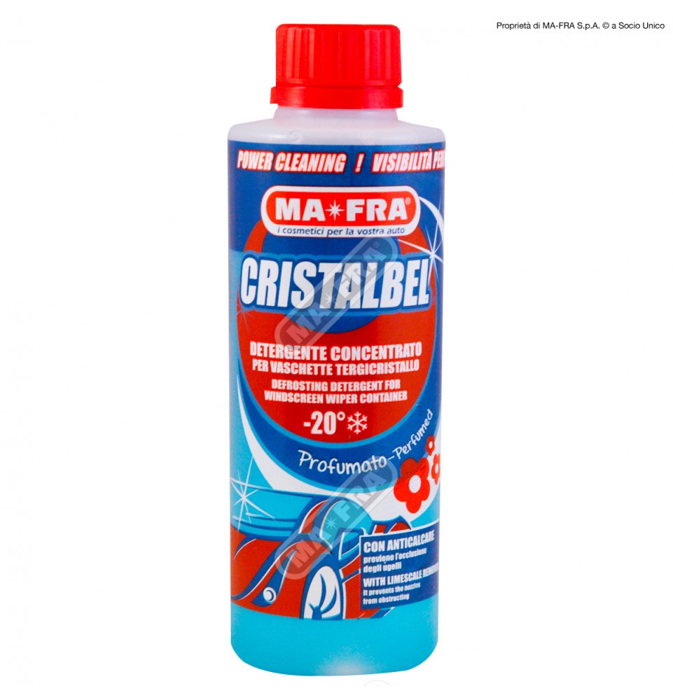 Mafra Cristalbel Concentrato 250 ml Liquido Detergente Parabrezza Auto