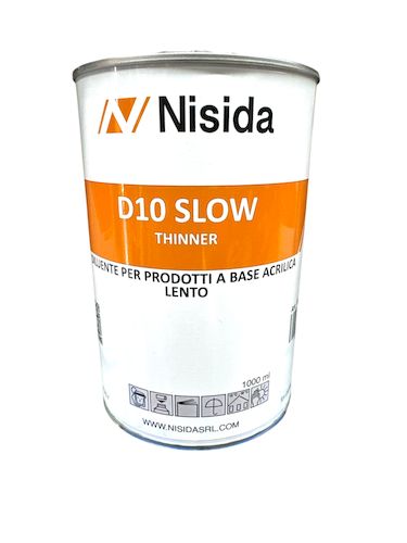 D10 Slow Diluente Acrilico Lento 1 Lt