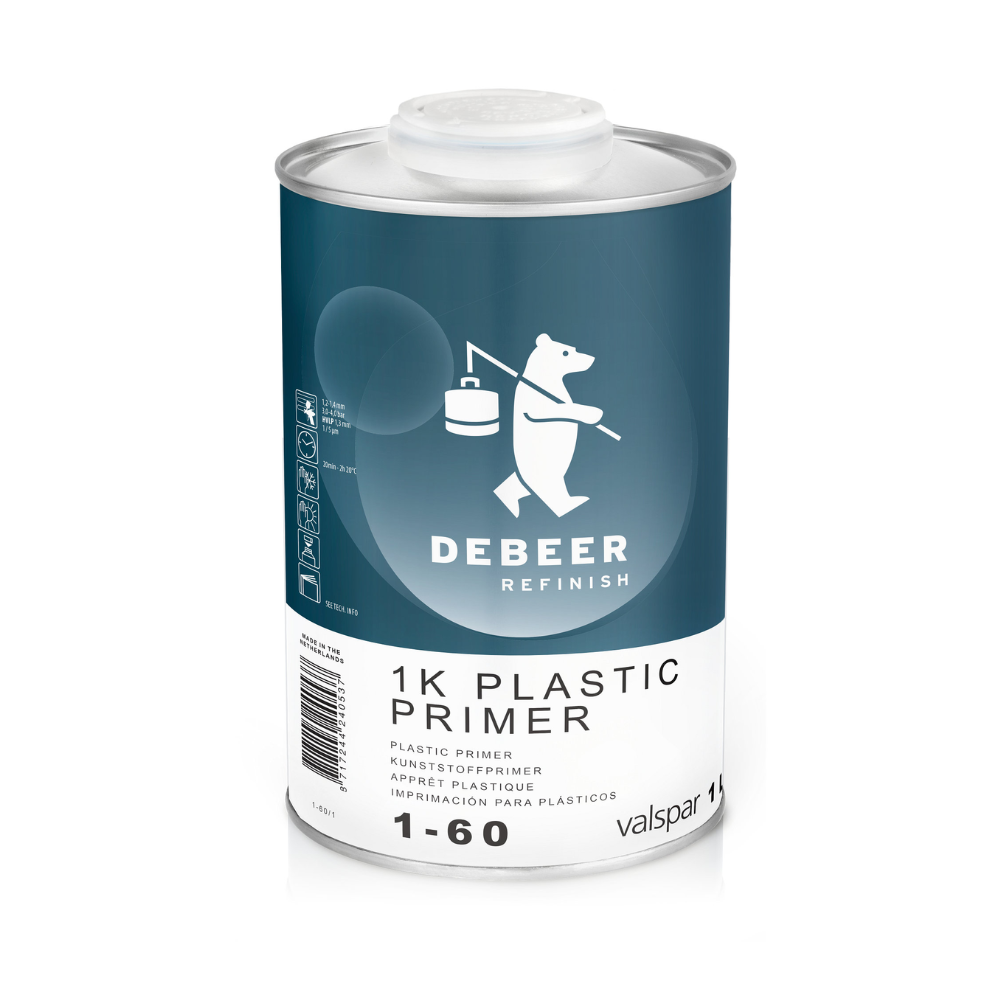 DeBeer 1-60 1K Plastic Primer Fondo 1 Litro