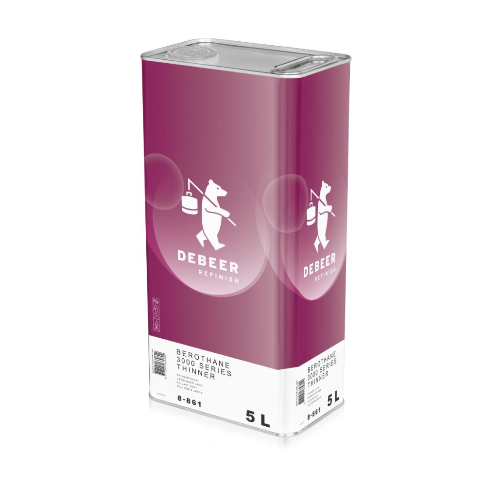 DeBeer 8-861 Thinner Slow Diluente 5 Litri