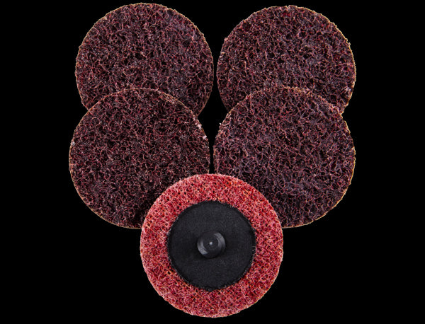 Dischetti Abrasivi Tessuto Non Tessuto Grana Media ø50 Rosso (50pz)