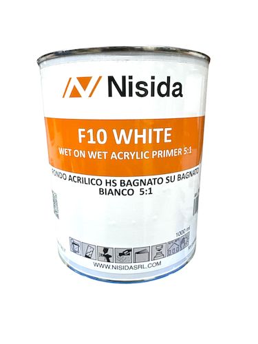 F10 White Fondo Acrilico Hs Bianco 5:1 1kg