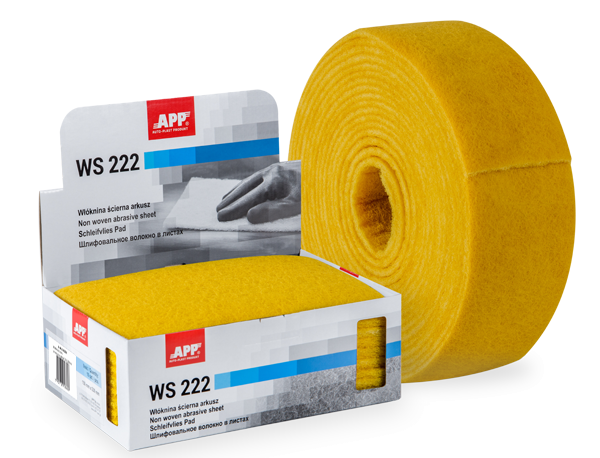 APP WS 222 Foglio Abrasivo Grana Micro Giallo TNT 10 Pezzi