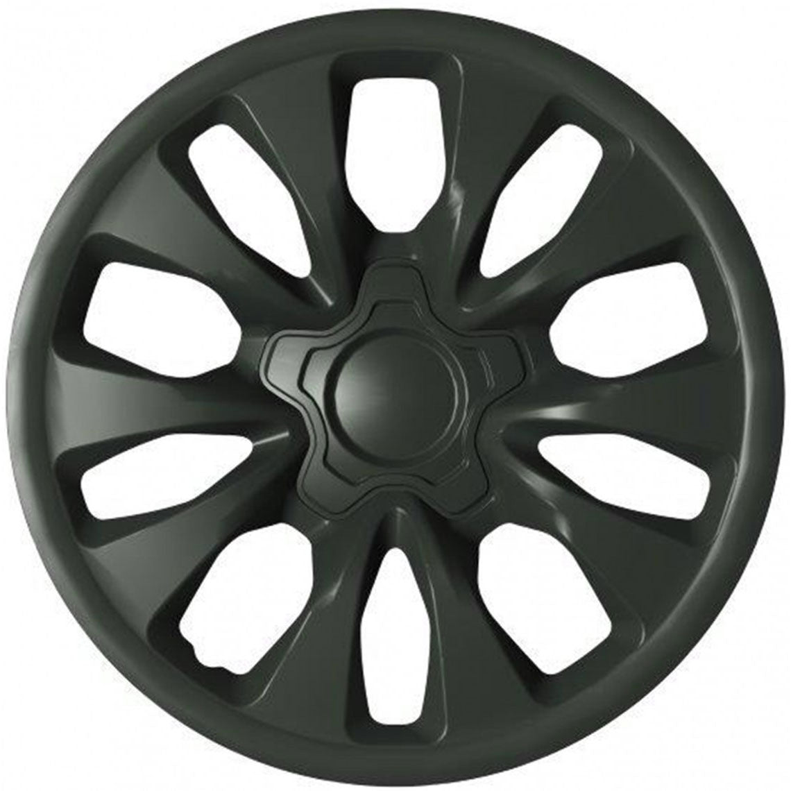 G3 Copricerchi Gomme Auto 16" Universale Antracite Lucido 4 Pezzi