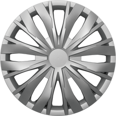 G3 Copricerchi Gomme Auto 14" Grigio Lucido Universale 4 Pezzi