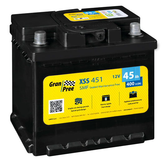 Green Pree XSS451 Batteria Auto 12V 45Ah SMF L1 400A