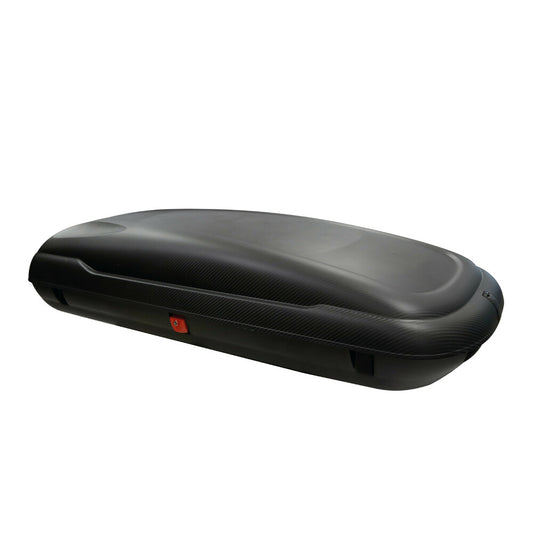 Gran Pree Box Tetto Nero Carbon 400 Litri in Polipropilene - Max 75 kg