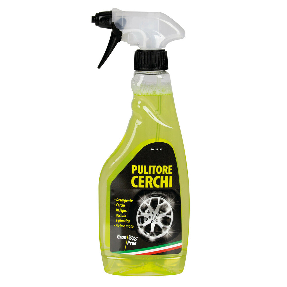 Gran Pree Pulitore Cerchi Decontaminante Auto e Moto 500 ml