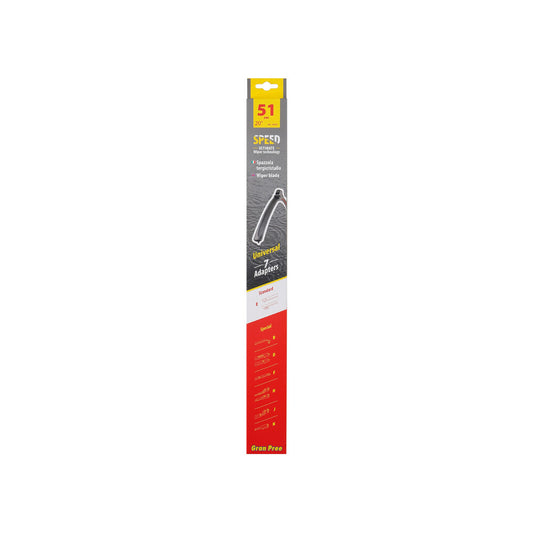 Gran Pree Speed Spazzola Tergicristallo Universale 51 cm 1 Pezzo