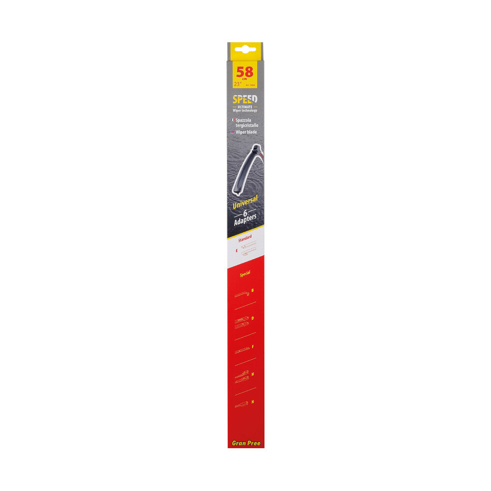 Gran Pree Speed Spazzola Tergicristallo Universale 58 cm 1 Pezzo
