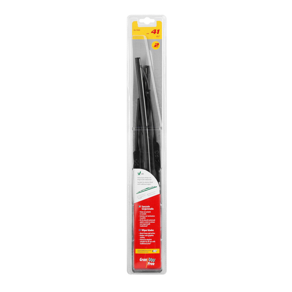 Gran Pree Spazzole Tergicristallo Auto 41 cm 2 Pezzi