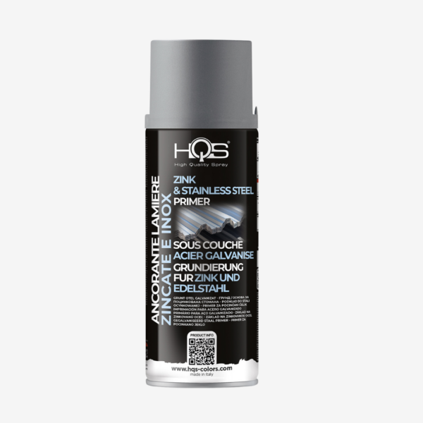 HQS Bomboletta Vernice Spray Ancorante Lamiere Zincate e Inox 400 ml