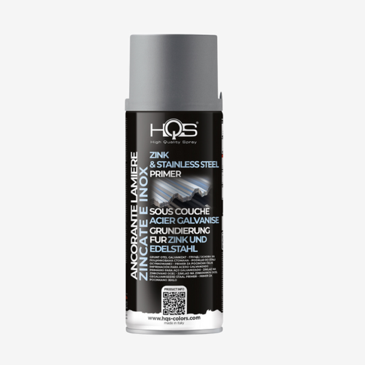 HQS Bomboletta Vernice Spray Ancorante Lamiere Zincate e Inox 400 ml