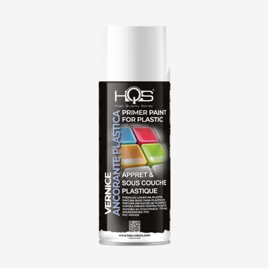 HQS Vernice Ancorante per Plastica Fondo Trasparente 400 ml