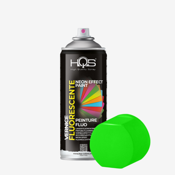 HQS Bomboletta Vernice Spray Verde Fluorescente 400 ml