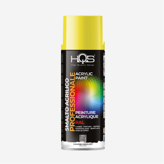 HQS Bomboletta Spray Vernice Acrilica RAL 1018 Giallo Zinco 400 ml