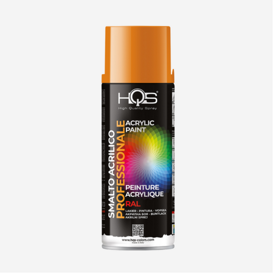 HQS Bomboletta Spray Vernice Acrilica RAL 2000 Arancio Giallastro 400 ml