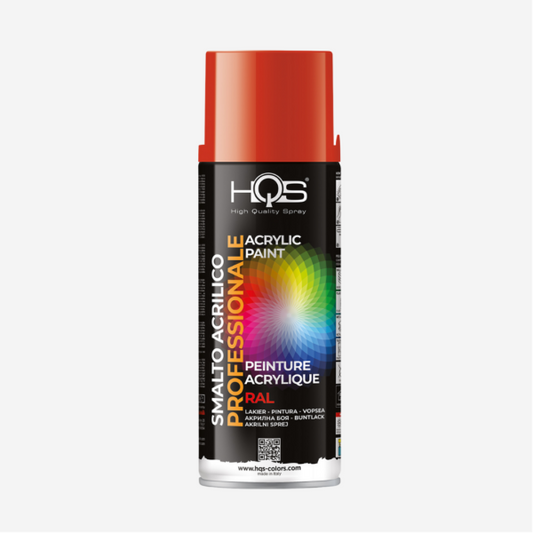 HQS Bomboletta Spray Vernice Acrilica RAL 2002 Arancio Scuro 400 ml
