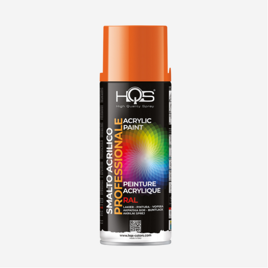 HQS Bomboletta Spray Vernice Acrilica RAL 2004 Arancio Puro 400 ml