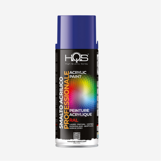 HQS Bomboletta Spray Vernice Acrilica RAL 5002 Blu Oltremare 400 ml