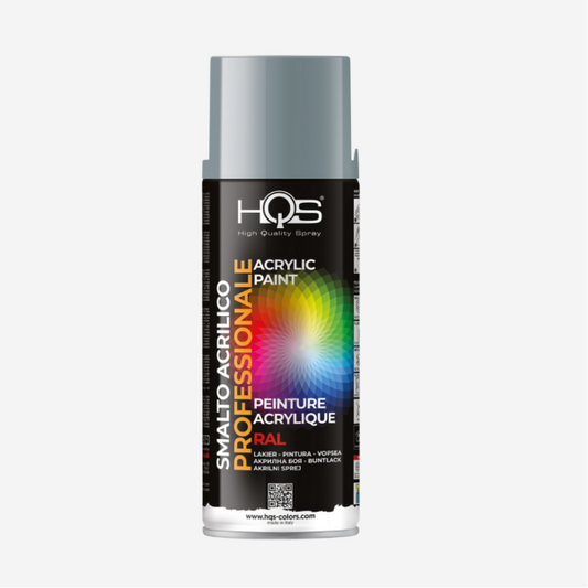 HQS Bomboletta Spray Vernice Acrilica RAL 7001 Grigio Argento 400 ml