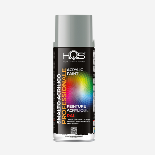 HQS Bomboletta Spray Vernice Acrilica RAL 9005 Alluminio 400 ml