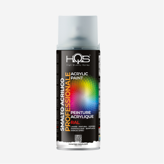 HQS Bomboletta Spray Vernice Acrilica Trasparente Opaco 400 ml