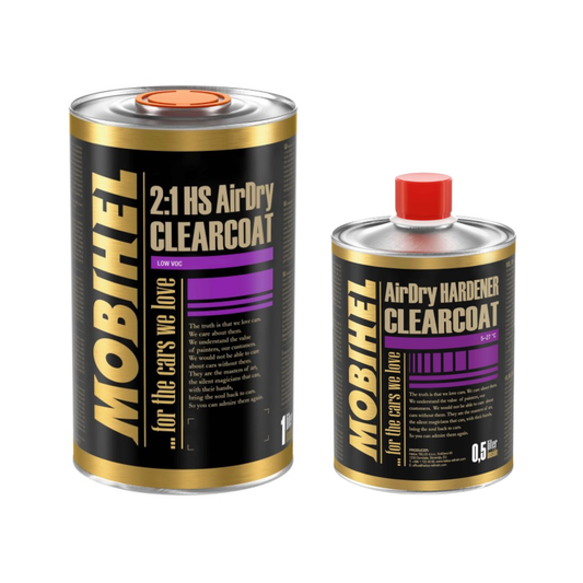 Mobihel 2:1 HS AirDry Trasparente con Catalizzatore 1,5 L
