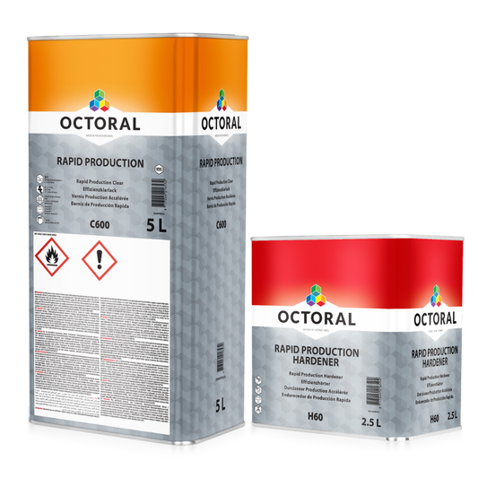 Kit Octoral C600 Trasparente 5 L + Catalizzatore H60 2,5 L