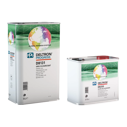 Kit Trasparente PPG D8131 5 L + Catalizzatore Lento D8255 2,5 L