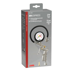 Lampa Air Express Pistola Gonfiaggio Ruote con Manometro 270°