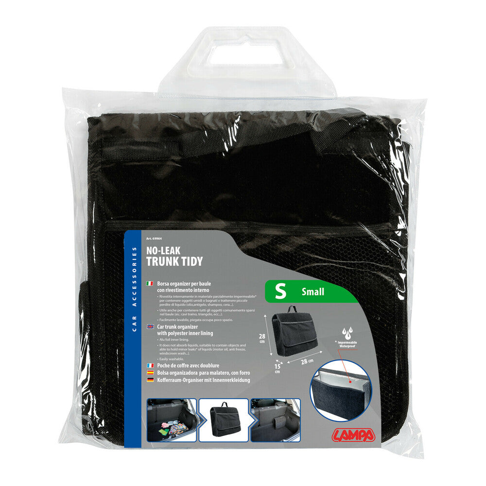 Lampa Borsa Organizer per Baule Auto 28x28x15 cm Rivestita Alluminio