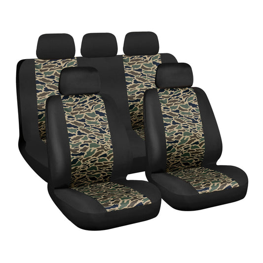 Lampa Camo Marines Set Fodere Coprisedili Verde Militare 4 Pezzi
