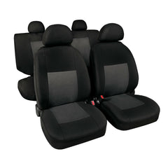 Lampa Classic Set Completo Fodere Coprisedili Auto Grigio/Nero 4 Pezzi