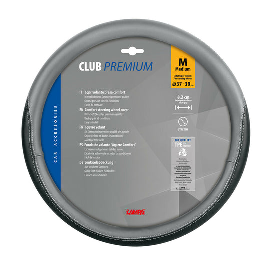 Lampa Club Coprivolante Auto Universale 37-39 cm Nero/Grigio