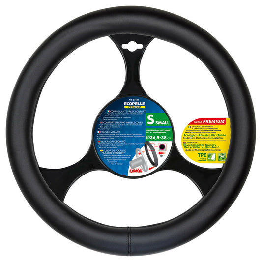 Lampa Coprivolante Auto TPE in Eco-pelle Premium S 36,5 - 38 cm Nero