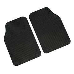 Lampa Drena-2 Tappetini Antiscivolo Auto Nero in PVC 2 Pezzi