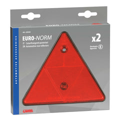 Lampa Euro-norm Triangoli Rossi Catarifrangenti Omologati 155x135 mm