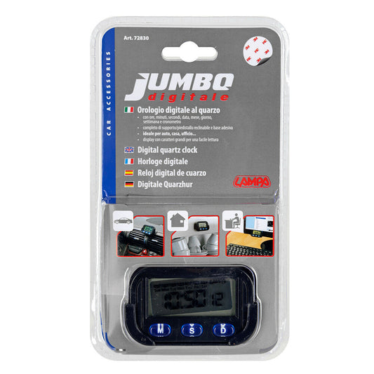 Lampa Jumbo Orologio Digitale al Quarzo per Auto, Casa e Ufficio