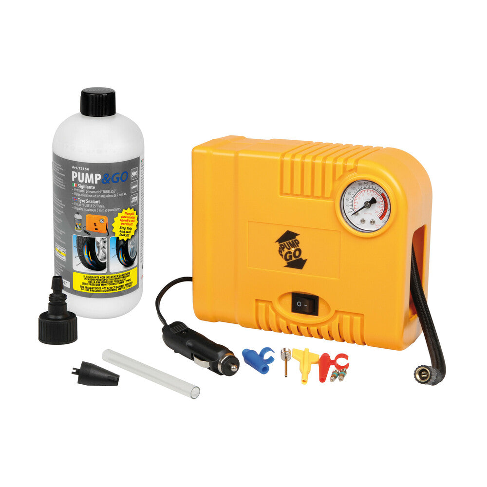 Lampa Pump & Go Kit Riparazione Pneumatici Forati Rapidamente