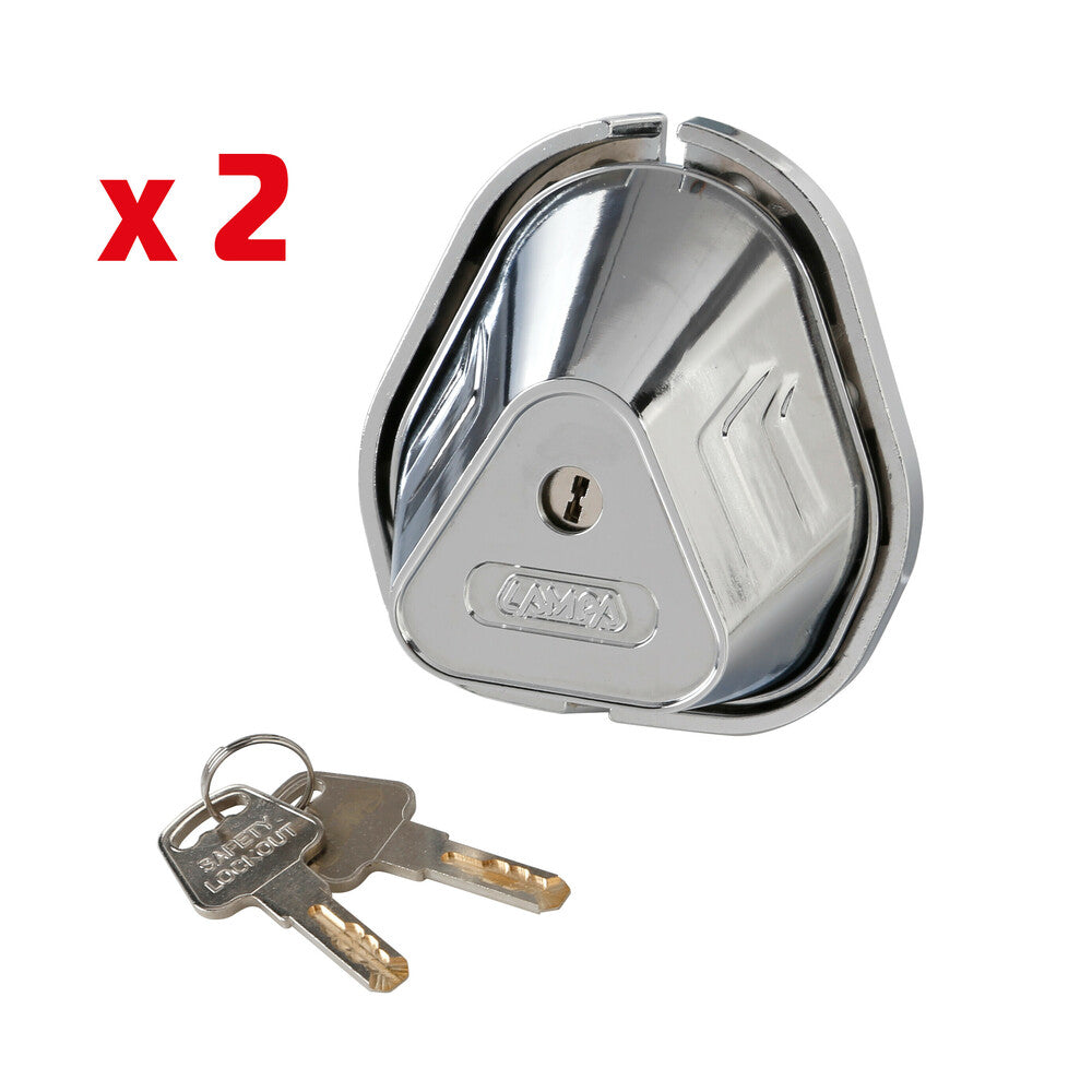 Lampa Vigilant Kit Antifurto per Porte di Carico Furgoni 2 Pezzi